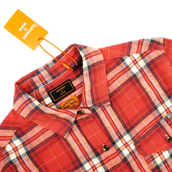 NWT Plaid shirt (SuperDry) - Picture 3 of 11